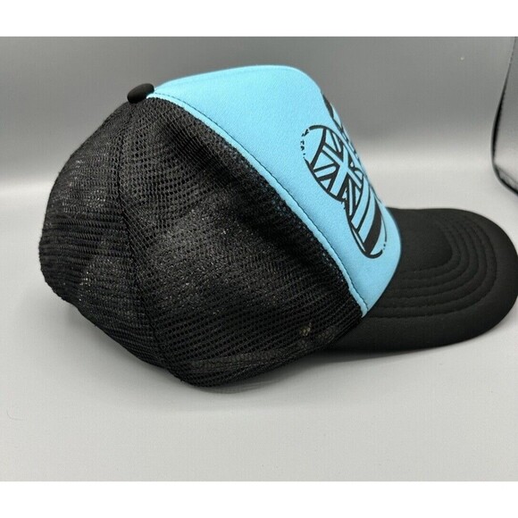 Hawaii Neon Blue 808 State Hat Snapback Hawaiian Headwear Mesh - Picture 4 of 12